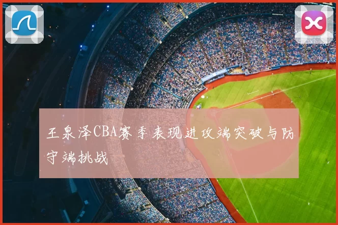 王泉泽CBA赛季表现进攻端突破与防守端挑战