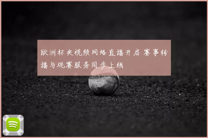 欧洲杯央视频网络直播开启 赛事转播与观赛服务同步上线