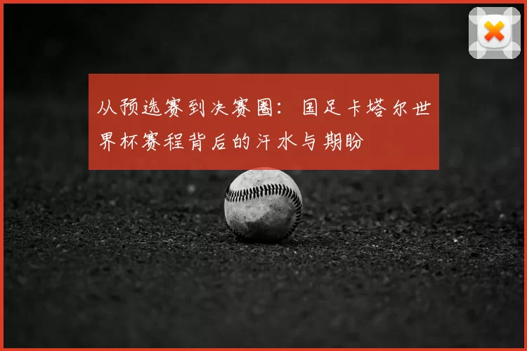 从预选赛到决赛圈:国足卡塔尔世界杯赛程背后的汗水与期盼